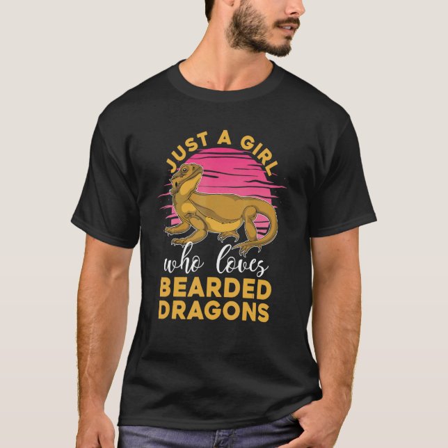 Camiseta As Mulheres De Pet Repteis Só Uma Menina Que Adora (Frente)