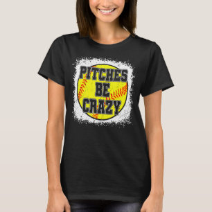 Camiseta As Mulheres De Softball Mamãe São Malucas