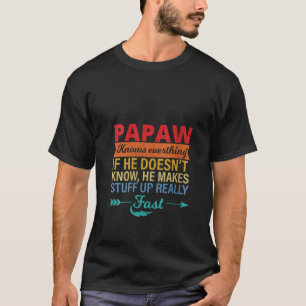 Camiseta As mulheres descobrem tudo o dia do vovô