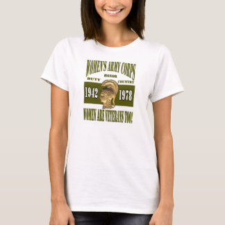 Camiseta As mulheres do corpo do exército das mulheres são