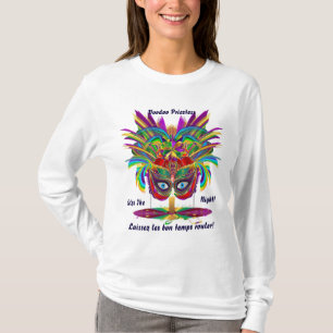 Camiseta As mulheres do Voodoo do carnaval iluminam todos