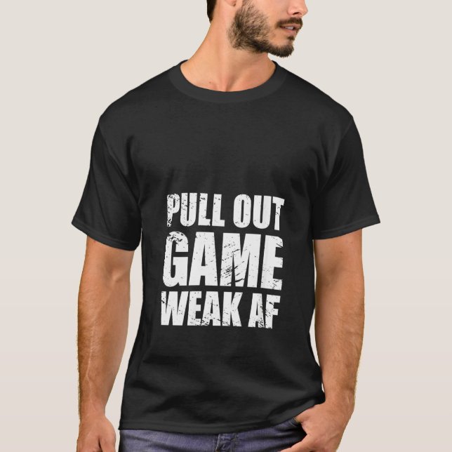 Camiseta As Mulheres Engraçadas Pai Meu Jogo É Fraco Af T S (Frente)