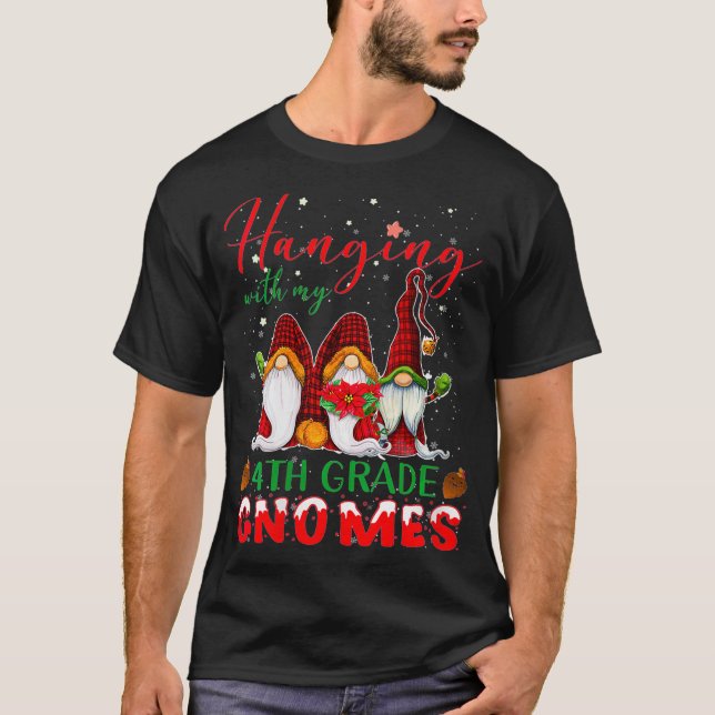 Camiseta As Mulheres Estão A Passar O Meu Natal De Gnomos D (Frente)