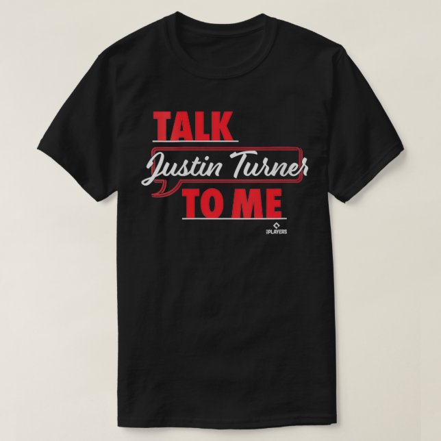 Camiseta As Mulheres Falam Comigo Justin Turner VNeck (Frente do Design)