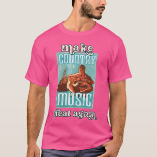 Camiseta As mulheres fazem Excelente musical country de nov