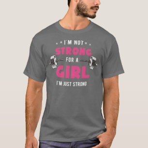 Camiseta As mulheres fazem ginástica por eu não ser forte p