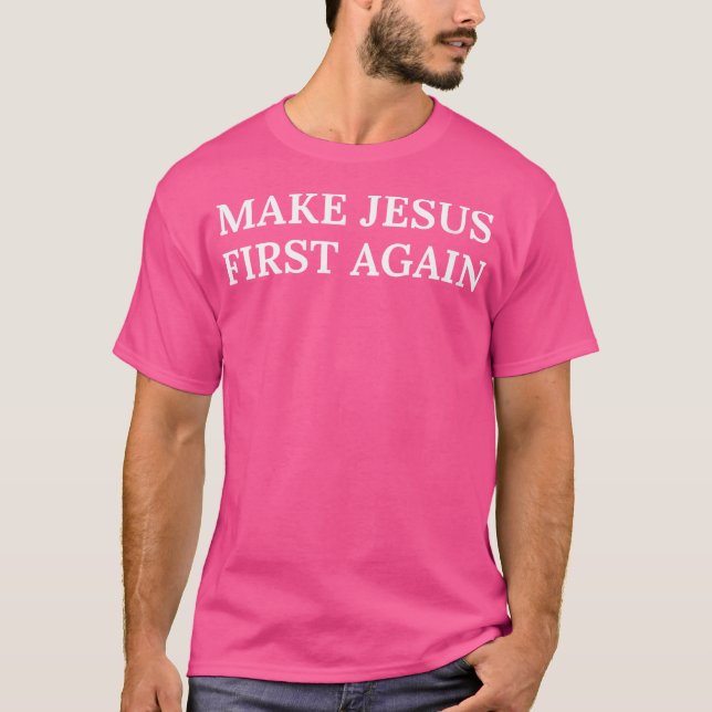 Camiseta As Mulheres Fazem Jesus Mais Uma Vez Fé Religiosa  (Frente)
