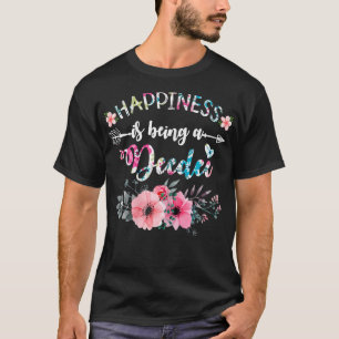 Camiseta As mulheres felicidade é ser uma mãe deitada