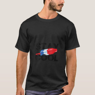 Camiseta As mulheres ficam Legal, Pop de foguete vermelho,