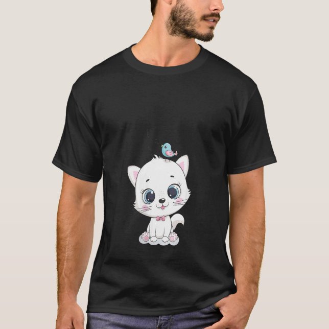 Camiseta As Mulheres Gastam Com Olhos Grandes E Pássaros O  (Frente)