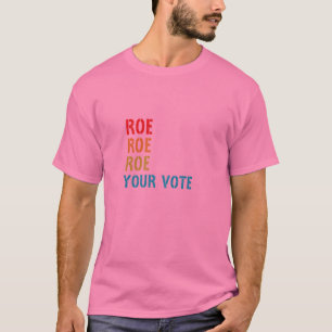 Camiseta As mulheres jogam seu voto em prol dos direitos da