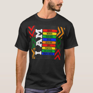 Camiseta As Mulheres Junta É Minha Mulher Negra Do Dia Da I