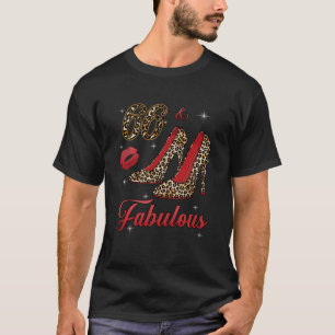 Camiseta As mulheres leopardo de salto alto 66 e um fabulos