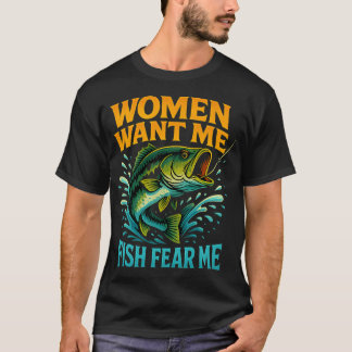 Camiseta As Mulheres Me Querem, Os Peixes Me Temem – Cami