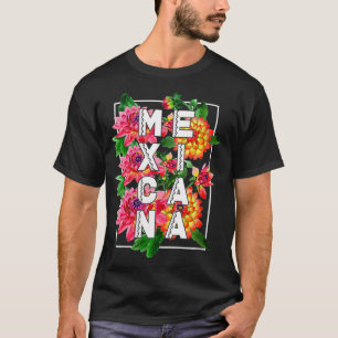 Camiseta As Mulheres Meicana Latina Orgulham-Se De Dalia Na