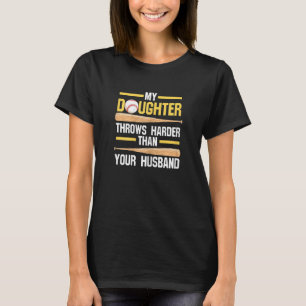 Camiseta As mulheres, minha filha lança mais forte do que s
