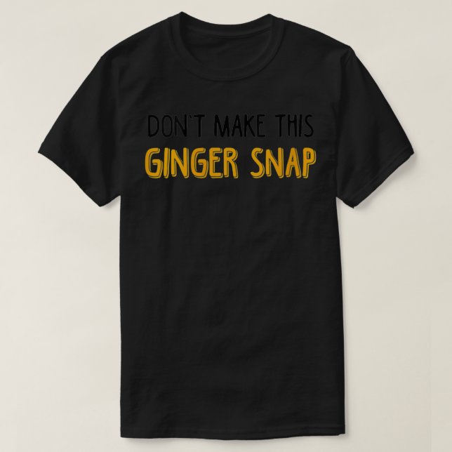 Camiseta As mulheres não fazem este Ginger Snap VNeck (Frente do Design)