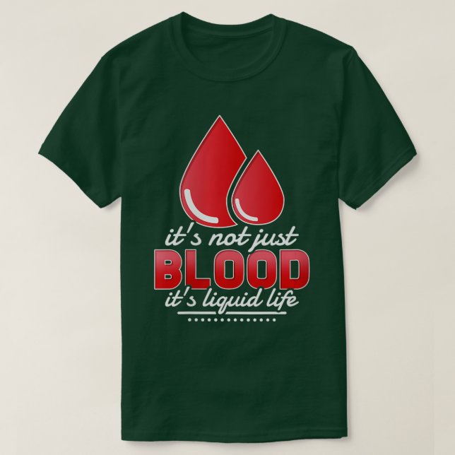 Camiseta As Mulheres Não São Apenas O Sangue, O Sangue Líqu (Frente do Design)