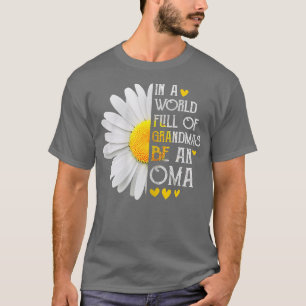Camiseta As Mulheres Num Cheio Mundial De Avós São Uma Marg