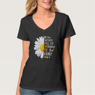 Camiseta As Mulheres Num Cheio Mundial De Avós Sejam Uma Ba