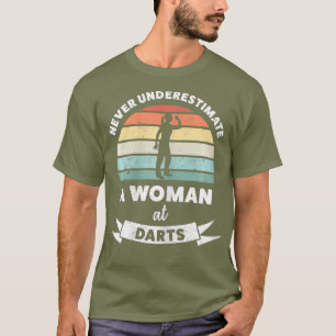 Camiseta As mulheres nunca subestimam a mulher no presente 