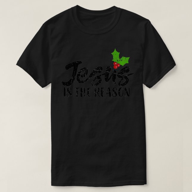 Camiseta As mulheres, o Presente de Natal Cristão Jesus é a (Frente do Design)