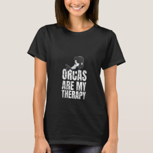 Camiseta As Mulheres Orcas São A Minha Terapia, A Baleia As