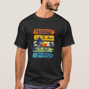 Camiseta As Mulheres Pawpaw O Homem O Mito A Lenda Praia Su