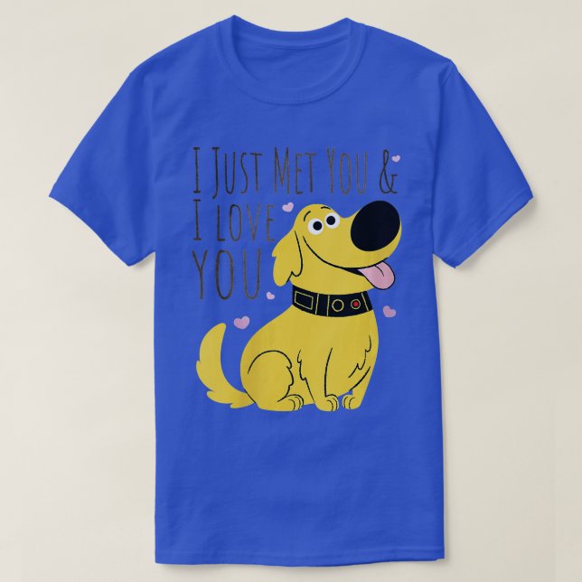 Camiseta As Mulheres Pixar-Se Dug Eu Acabei De Conhecê-Lo C (Frente do Design)