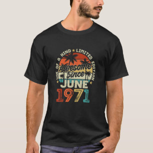 Camiseta As mulheres podem garotas 1971 50 Aniversário 50 a