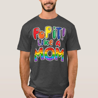 Camiseta As mulheres Pop como uma mãe da garota de aniversá