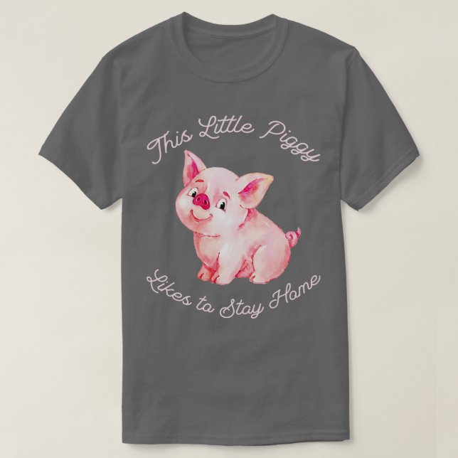 Camiseta As Mulheres Que Este Pequeno Porquinho Gosta De Fi (Frente do Design)