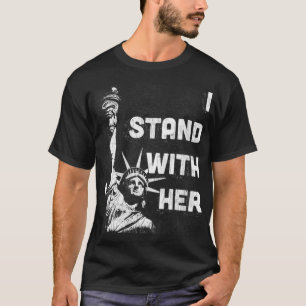 Camiseta As mulheres que eu levo com a estátua T da Liberda
