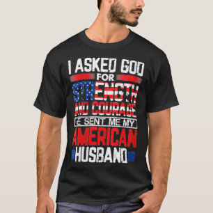 Camiseta As mulheres que eu pedi a Deus pela coragem forte