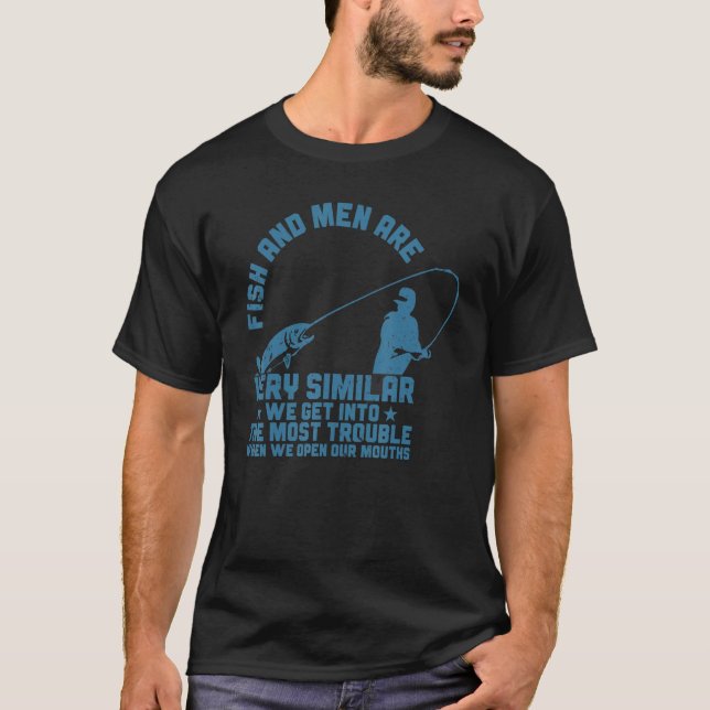 Camiseta As Mulheres Que Pesquem Pescadores Engraçados E Ho (Frente)
