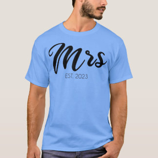 Camiseta As mulheres que se casam dão presentes à Sra.