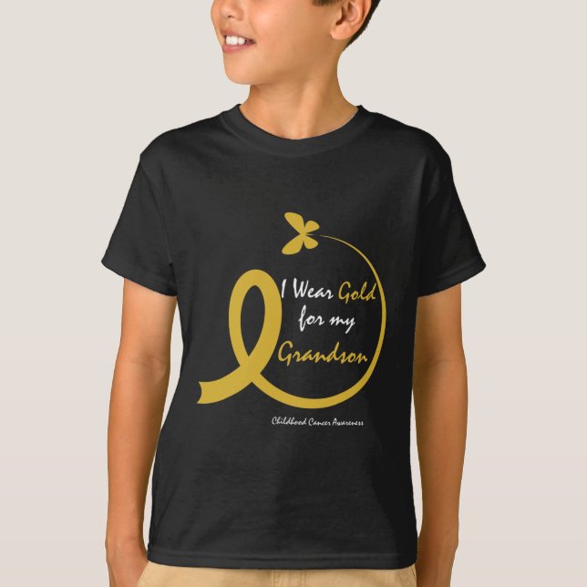 Camiseta As mulheres que Visto Douradas para o meu Cancer d (Frente)