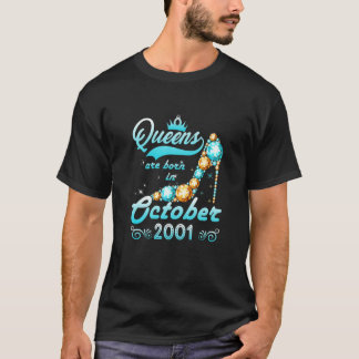 Camiseta As Mulheres Rainhas 20 de Aniversário Gifões De Pr