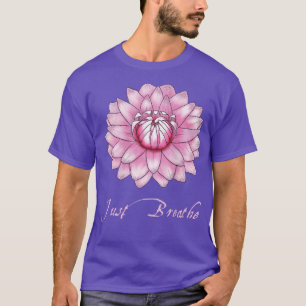 Camiseta As Mulheres Respiram Um Lil De Água Do Lotus Balle