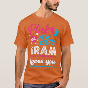 Camiseta As Mulheres Rosa Ou Azul Ama-Te O Gênero Reveal B