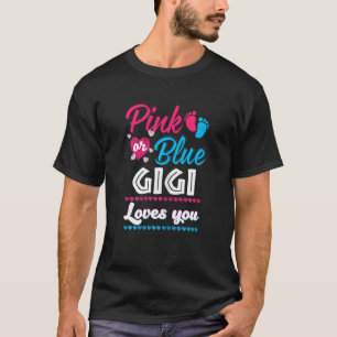 Camiseta As Mulheres Rosa Ou Azul Gigi Te Ama O Gênero Reve