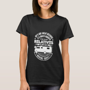 Camiseta As mulheres Rv estão mudando alvos para parentes e