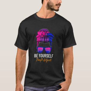 Camiseta As mulheres são vocês, vão ajustar o Lgbtq bisexua