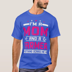Camiseta As mulheres se afogam, sou mãe e um fazendeiro eng