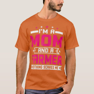 Camiseta As mulheres se afogam, sou mãe e um fazendeiro eng