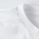 Camiseta As mulheres short o tshirt da luva (Detalhe - Pescoço (em branco))