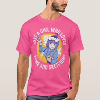 Camiseta As Mulheres Só Adoram Animes E Desenham