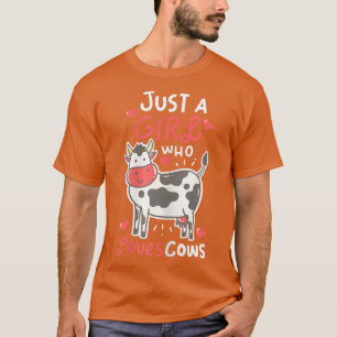 Camiseta As Mulheres Só Adoram Vacas Engraçadas Gir