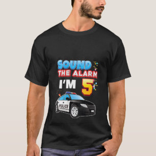 Camiseta As mulheres soam o alarme, eu sou o 5 de aniversár