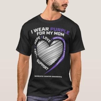 Camiseta As Mulheres Suportam Que Eu Visto Roxo Para A Minh